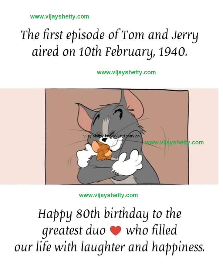 tom and Jerry 80th birthday
